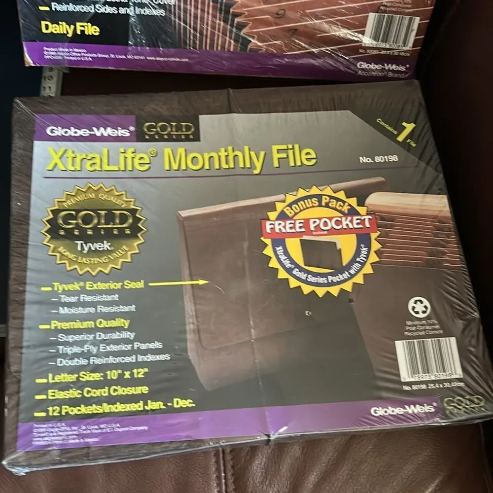 Brown Daily File and‎ XtraLife Monthly File Set